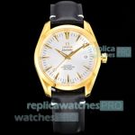 Super Replica VS Omega Seamaster Aqua Terra 150m Yellow Gold Case Swiss 8800 Watch 